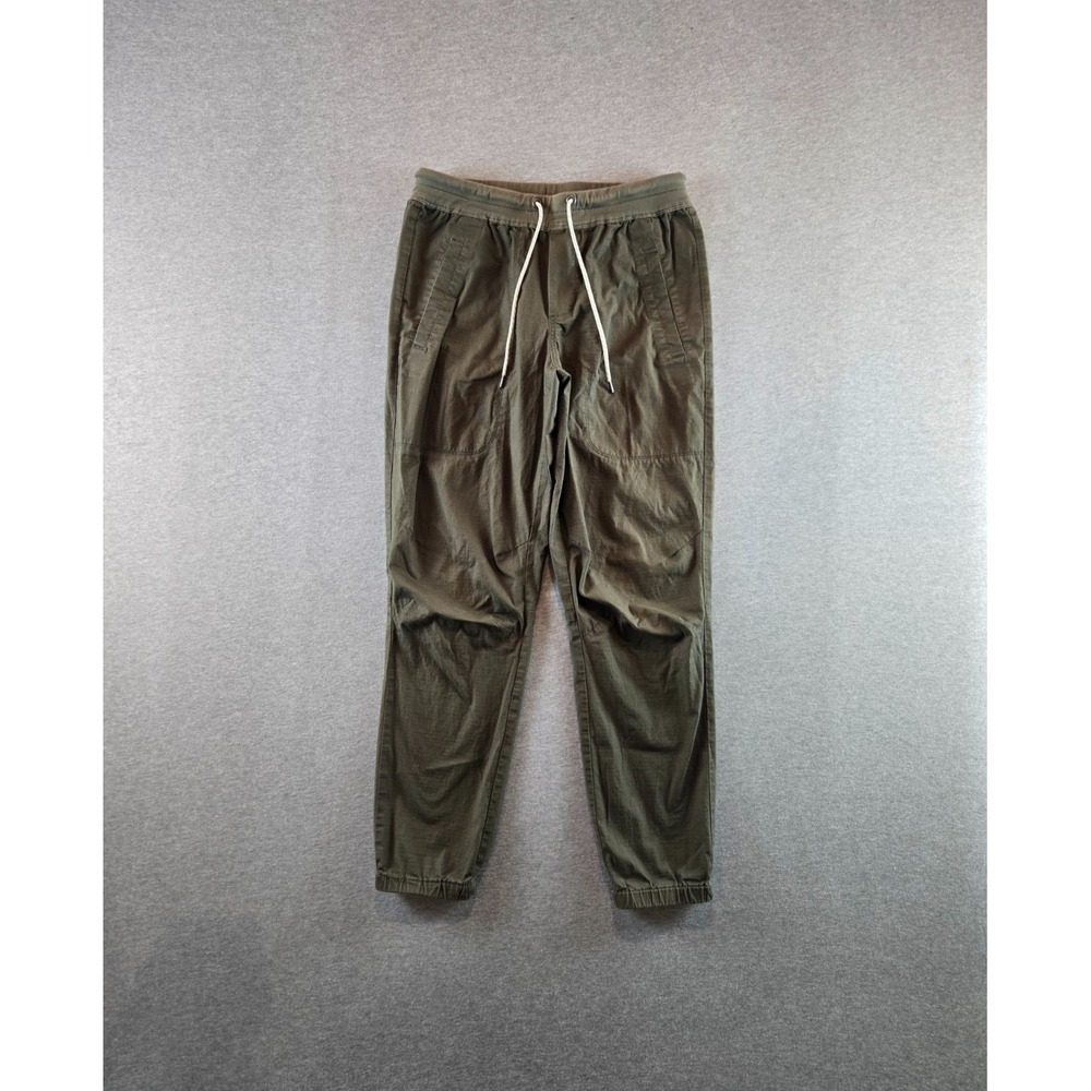Vuori Ripstop Traveler Jogger Pants Mens M Green Hiking Casual Outdoors Pockets